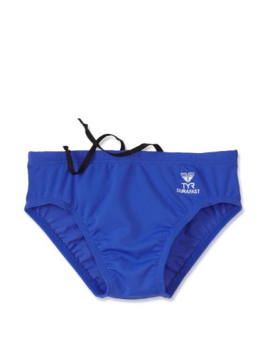 TYR Sport Boys' Solid Durafast Racer,Royal,24