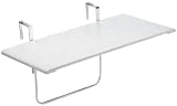 Videx 16401 Balkonklapptisch Marmor Bianco Design 51x102cm rechteckig
