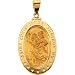 14K Yellow Gold St. Christopher Medal