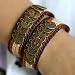 NOVICA Brass bracelet, 'Coins of Earth' (pair)