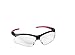 KleenGuard V30 Nemesis Small Safety Glasses (38478), Lightweight, Clear Anti-Fog with Black Frame / Pink Tips, 12 Pairs / Case