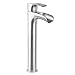 Miseno ML5882-V-BN Cascade 1.2 GPM Single Hole Vessel Bathroom Faucet with Push-Pop Drain Assembly