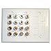 Photo : 3-Gang Home Theater Connection Center with Expansion Ports for Additional Connections