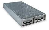 JoBox Sliding Drawer Storage Box - Aluminum Drawers, 2-Drawer Unit, Floor, Model# 1407980