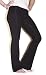 American Made Apparel Women's Stretch Cotton Yoga Pant - Black 8300 L
