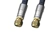 Clicktronic HC 601-200 Antennenkabel (Sat F-Stecker, mit Ferritkernen, vergoldete Kontakte) 2 m