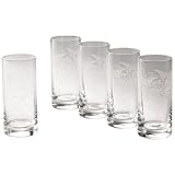 NARUMI GLASSWORKS�i�O���X���[�N�X�j 5�q�^���u���[�Z�b�g250cc�y���B�e�B�X�z GW4010-90017B �J���N���X�^��