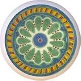 Talavera-look Design122 Mexican Art Drawer Pull Knob