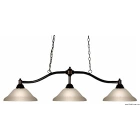 Chance Bronze 3 Light Billiard