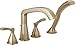 Delta Faucet T4776-CZ Four Hole Roman Tub Trim Deck-Mount with Diverter, Champagne Bronze