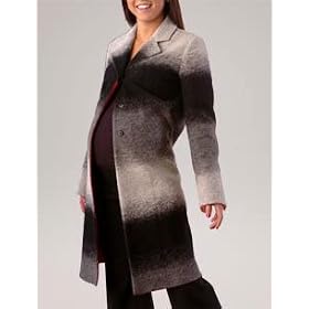 A Pea in the Pod Collection: Button Front Wool Maternity Coat
