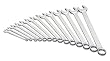Maxtorq Combination Wrench Set, 3/8 to 1-1/4 - 14 Pieces