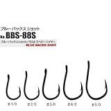 ｳｧンフック(VANFOOK) ブルー バックス ショット (ジギング フック) シルバー #3/0 BBS-88S