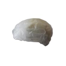 Magid H42M EconoWear White Polypropylene Disposable Bouffant Hair Cap, 19" Diameter, Medium (Case of 2000)