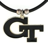 Georgia Tech Yellow Jackets Logo Pendant Rubber Necklace - NCAA College Athletics Fan Shop Sports Team Merchandise