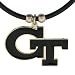 Georgia Tech Yellow Jackets Logo Pendant Rubber Necklace - NCAA College Athletics Fan Shop Sports Team Merchandise
