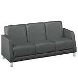 Three Seat Sofa Designer Upholstery Apple Torte Kilkenny Tweed Vinyl/Steel Legs