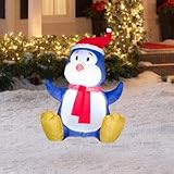 Airblown Baby Penguin 3.5 ft Christmas Inflatable by Gemmy