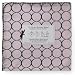 Ultimate Receiving Blanket - Pastel Pink with Brown Circles