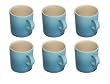 Le Creuset Stoneware Teal Mug(Set of 6)