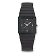 Mens Chisel Black Tungsten Black Dial Watch -