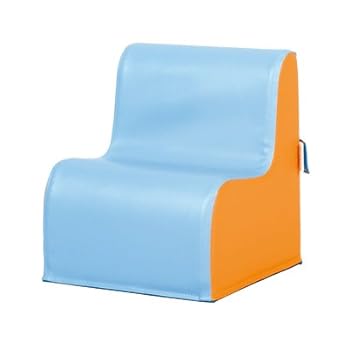 Chauffeuse Droite En Pvc - Hauteur 17 Cm - Bicolore Orange/bleu Chauffeuse Droite En Pvc - Hauteur 17 Cm - Bicolore Orange/bleu