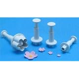 PMEPlungerCutters,Plastic,4Pc.Set:FlowerBlossom