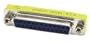 Smart Cable Slim Line Gender Changer, DB25F To DB25F