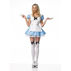 2Pc Sexy Alice In Wonderland Fairytale Halloween Costume