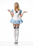 2Pc Sexy Alice In Wonderland Fairytale Halloween Costume