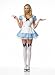 2Pc Sexy Alice In Wonderland Fairytale Halloween Costume