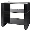 BLOK - STAX 300 - Black Hi-fi Rack TV Stand AV Hifi Unit - SUMMER  SALE! RRP &pound;299!