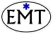 EMT Emergency Medical Technician Oval Decal