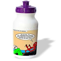  Rich Diesslins Funny General - Editorial Cartoons - Issues of the Real Spiderman - Mating - Water Bottles