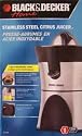 Black & Decker Citrus Juicer - Stainless Steel