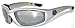 Night Driving Riding Padded Motorcycle Glasses 011 Black Frame with Yellow Lenses (Silver - Smoke Lens)