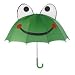 Kids Frog Umbrella with easy grip handle