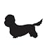 Terrier Dog Pet Dandie Dinmont Terrier Car Truck Vehicle Bumper Helmet Decal Sticker Wall Art Laptop Design Skin Stickers