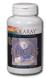 Focus for Children 60 Tabs ( Chewable Smartbite Wafers in Tart Grape Flavor ) Solaray