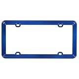 Buy Car Plastic License Plate Frame - Solid Blue