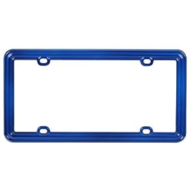 Buy Car Plastic License Plate Frame - Solid Blue now!