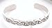 CELTIC KNOT Pattern Druid Irish Silver Tone PEWTER BRACELET