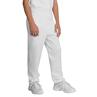 Port & Company PC90YP Youth Sweatpant - White - S
