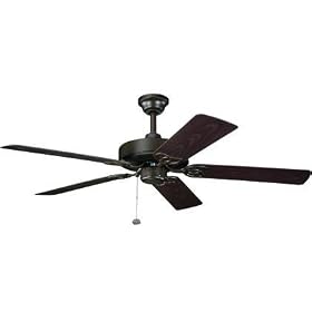 52" Kichler Sterling Manor Bronze Indoor Outdoor Ceiling Fan