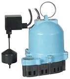 Little Giant ES33V1-20 , 1/3 HP, 40 GPM @ 10' - Automatic Submersible Sump/Effluent Energy Saving Pu