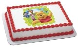 Winnie the Pooh Friends At Play Cake Edible Image