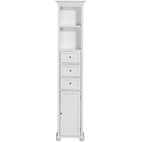 Hampton Bay 15w Standard Linen Storage Cabinet, 15W, WHITE