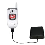 Emergency AA Battery Charge Extender for the LG UX245 - Gomadic Brand w/ TipExchange Technology