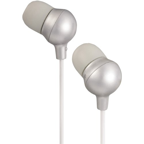 JVC HAFX30S Marshmallow Inner Ear Headphones (Silver)