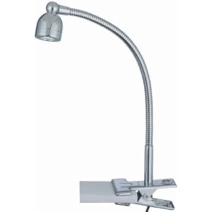 LED Clip-On Lamp - Calipso Collection Chrome Finish by Lite Source